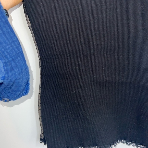 Charlotte vintage Russe Lace Black Tank - Picture 11 of 12